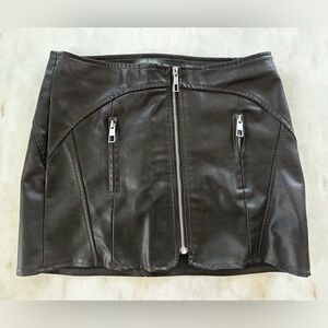 Wild Fable Faux Leather Mini Skirt